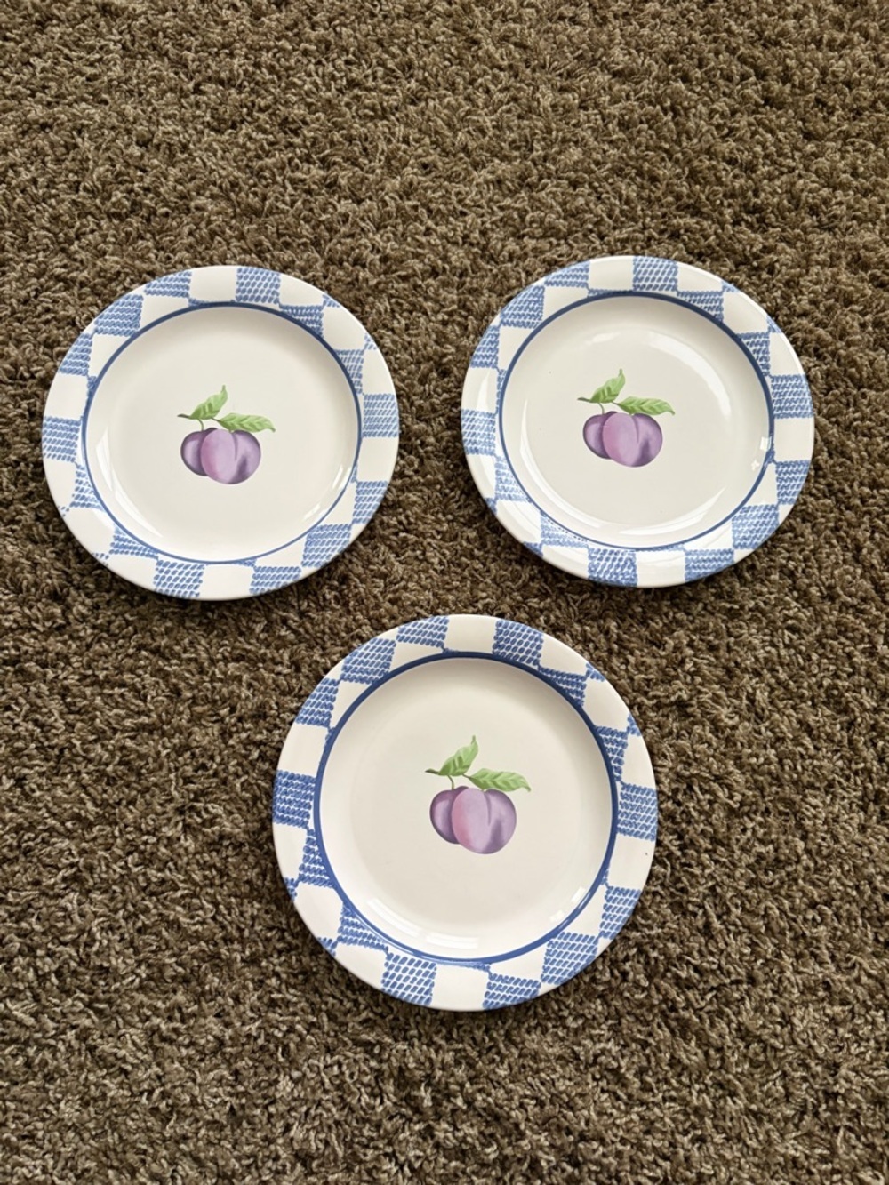 Pfaltzgraff Hopscotch Salad Plates 9”